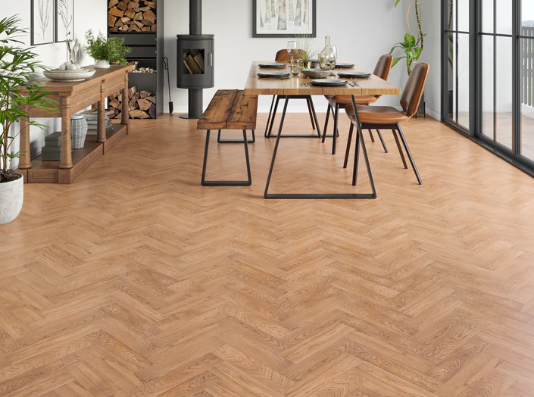 Calypso Engineered Herringbone Dean Oak– Easy Floor Store