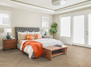 EFS Evolution Laminate Fission Sand Oak Herringbone Water-Resistant - Easy Floor Store