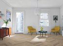 EFS Evolution Laminate Fission Brey Oak Herringbone Water-Resistant - Easy Floor Store
