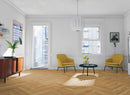 EFS Evolution Laminate Fission Strong Oak Herringbone Water-Resistant - Easy Floor Store