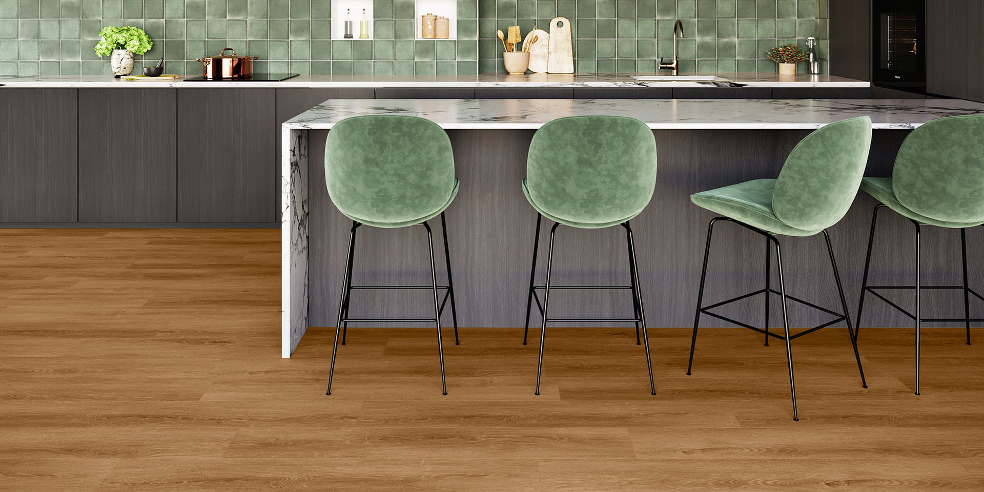 Invictus Ultimus Glue-Down Plank LVT Cabin Oak - Kendal– Easy Floor Store