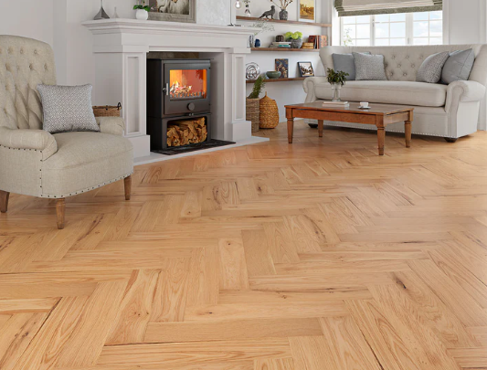 Calypso Engineered Herringbone Epping Oak