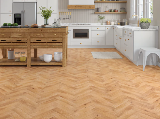 Calypso Engineered Herringbone Haldon Oak