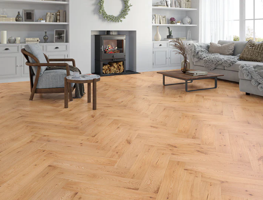 Calypso Engineered Herringbone Hatfield Oak