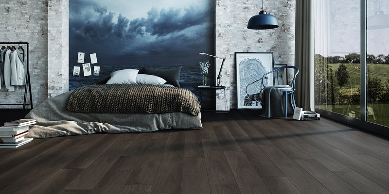 Invictus Maximus Glue-Down Plank LVT Highland Oak - Ebony - Easy Floor Store