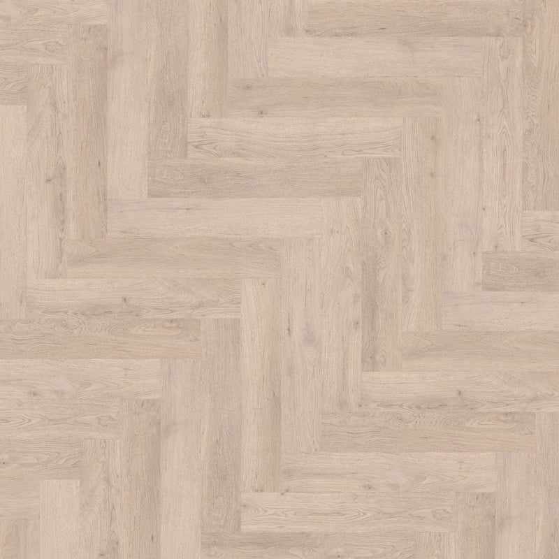 Brampton Chase Dry Back LVT Studio Designs Ivory White Herringbone - Easy Floor Store