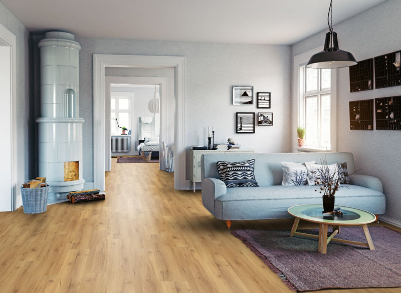 EFS Wood Evolution Fission Senior Strong Oak Water-Resistant Laminate Flooring 12mm AC4 - Easy Floor Store