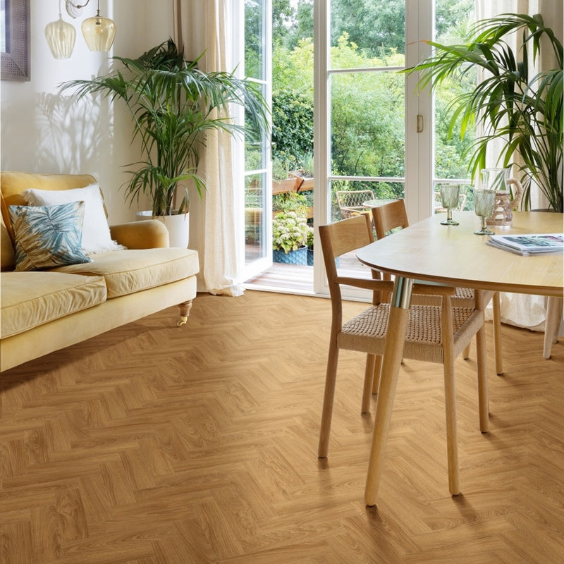 Moduleo Roots 55 LVT Classic Herringbone EIR Laurel Oak 51822 - Easy Floor Store