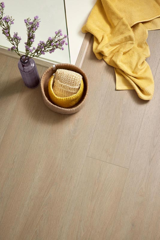 BerryAlloc Ocean+ 12 XL Select Sand Natural AC5 Wide Board Water-Resistant Laminate - Easy Floor Store