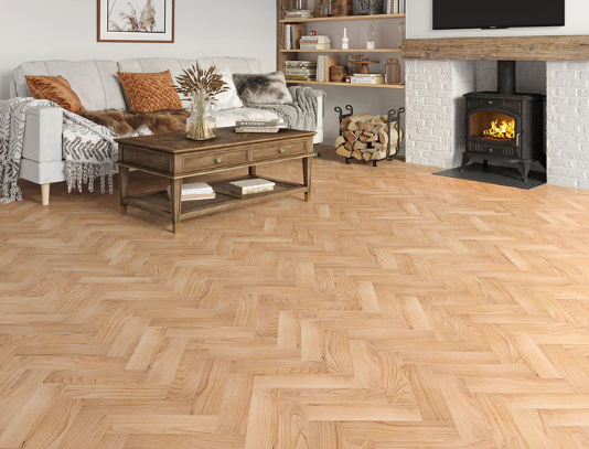 Calypso Engineered Herringbone Swinley Oak