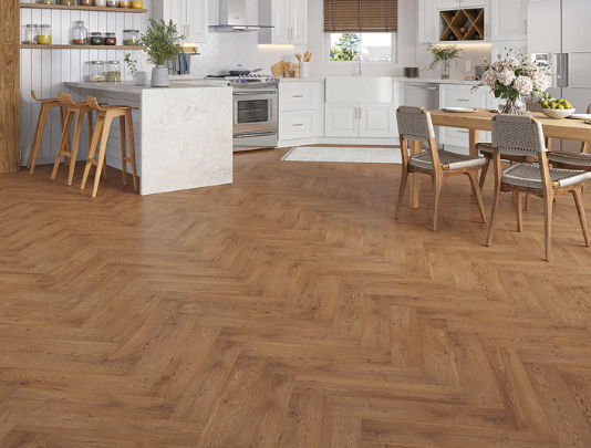 Calypso Engineered Herringbone Thetford Oak