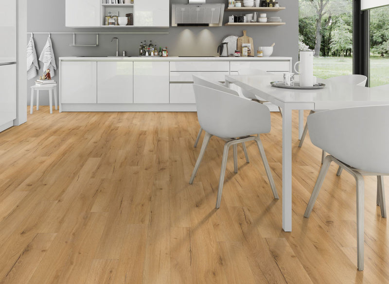 EFS Wood Evolution Fission Deputy Strong Oak Water-Resistant Laminate Flooring 12mm AC4 - Easy Floor Store