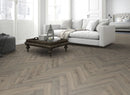 EFS Evolution Laminate Fission Lava Oak Herringbone Water-Resistant - Easy Floor Store