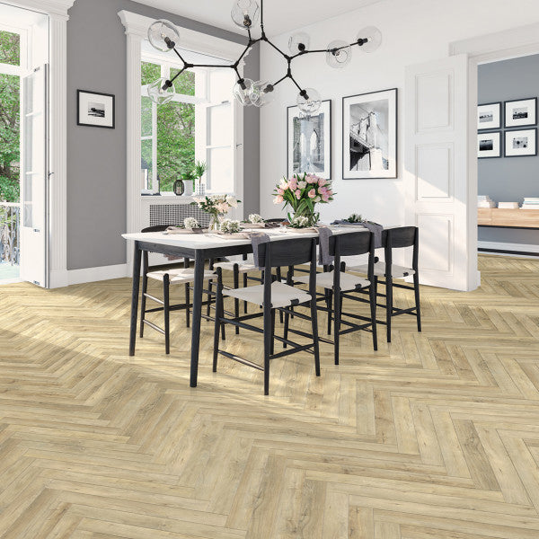 EFS Click-LVT Herringbone Hauz Winston Oak - Easy Floor Store