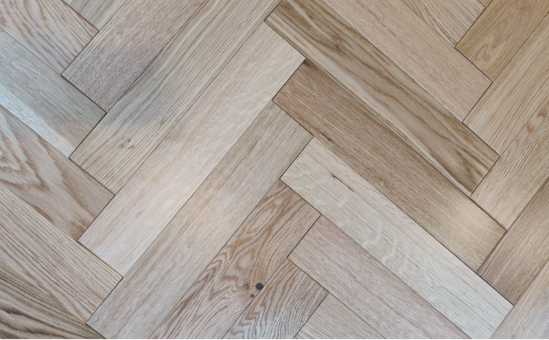 EFS Engineered Herringbone Oak Smooth Lacquered - Easy Floor Store