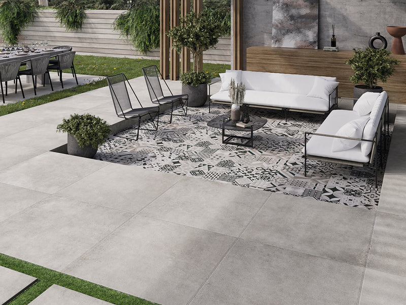 Floor & Wall Winchester Grey - 1000 x 1000 Outdoor - 20mm Porcelain Tile - Easy Floor Store