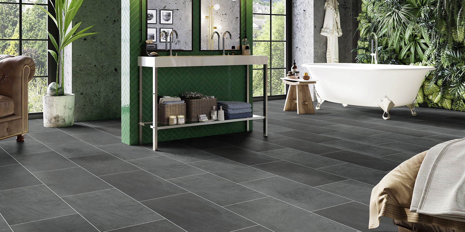 Invictus Maximus Glue-Down Plank LVT Groovy Granite - Lava– Easy Floor ...