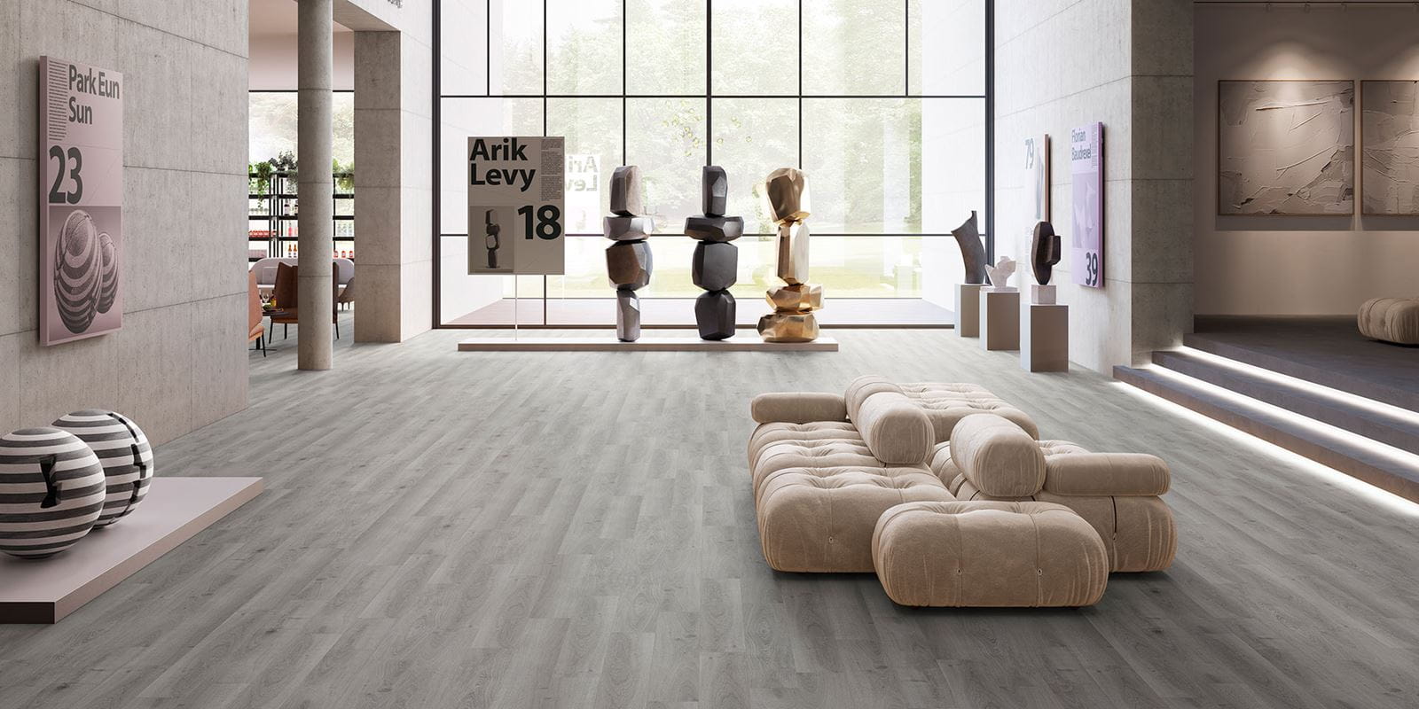 Invictus Maximus Click Plank LVT Highland Oak - Frosted– Easy Floor Store