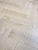 EFS Engineered Herringbone Brushed White Oak - Easy Floor Store