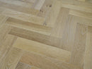 EFS Engineered Herringbone Oak Oiled White Washed - Easy Floor Store