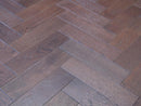 EFS Engineered Herringbone Oak (Walnut Stained) Brushed & Lacquered - Easy Floor Store