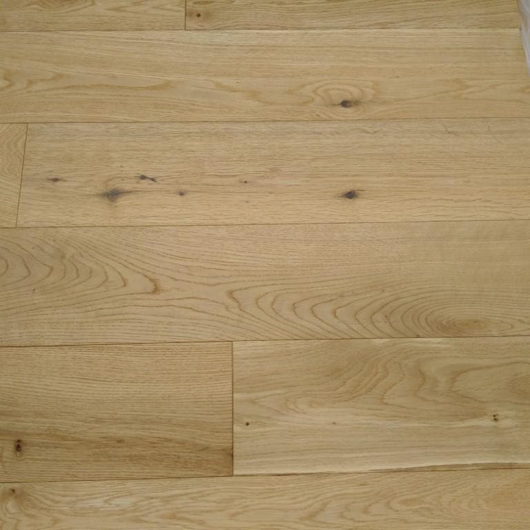 EFS Engineered Natural Oak Brushed & Lacquered 125 - Easy Floor Store