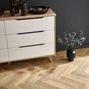 Woodpecker Goodrich Herringbone White Smoked Oak - Easy Floor Store