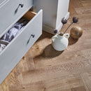 Woodpecker Highclere Engineered Herringbone Biscotti Oak - Easy Floor Store