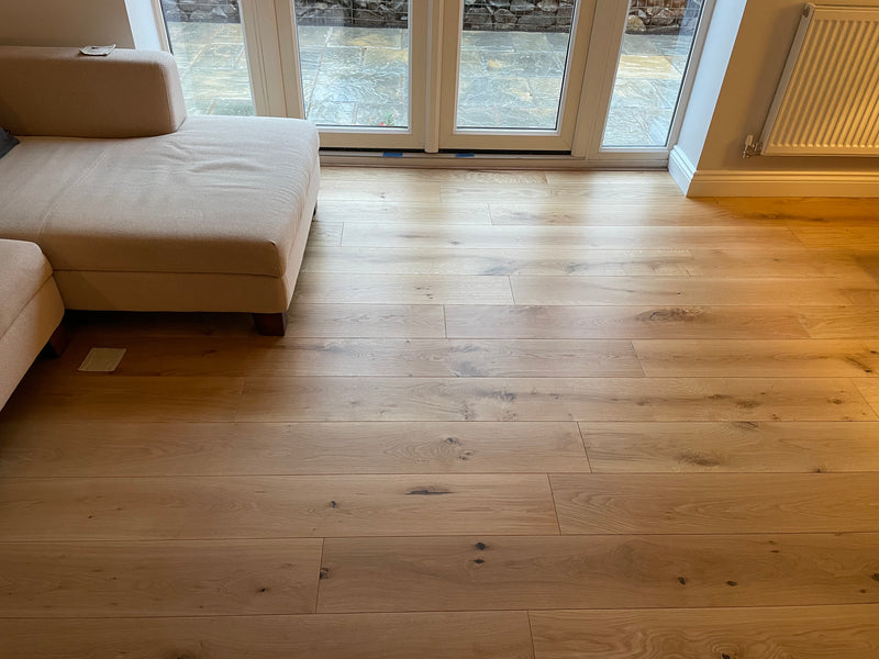 Woodpecker Engineered Harlech Rustic Oak Oiled 190mm - Easy Floor Store