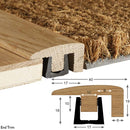 Woodpecker Flooring End Trim 18-22mm - 1.80m - Easy Floor Store