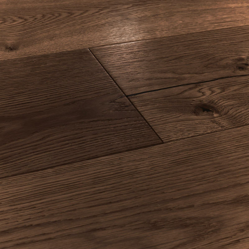 Woodpecker Engineered Chepstow Distressed Charcoal Oak 190mm - Easy Floor Store
