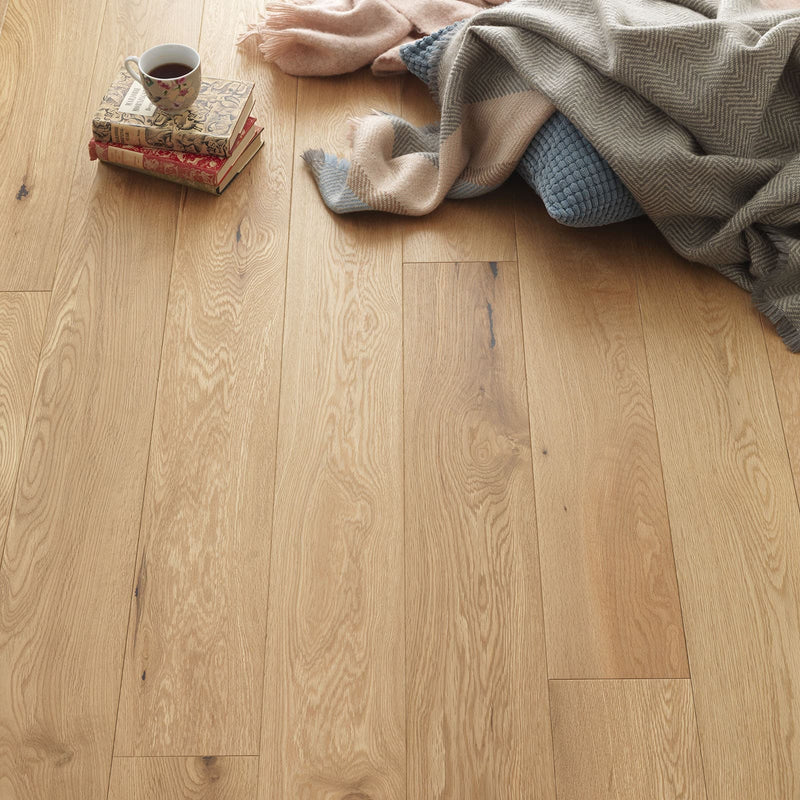 Woodpecker Engineered Harlech Rustic Oak Oiled 150mm - Easy Floor Store