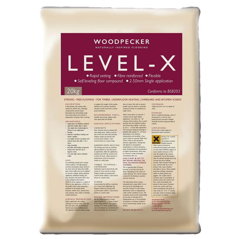 Woodpecker Level-X Self-Levelling Compound - Easy Floor Store